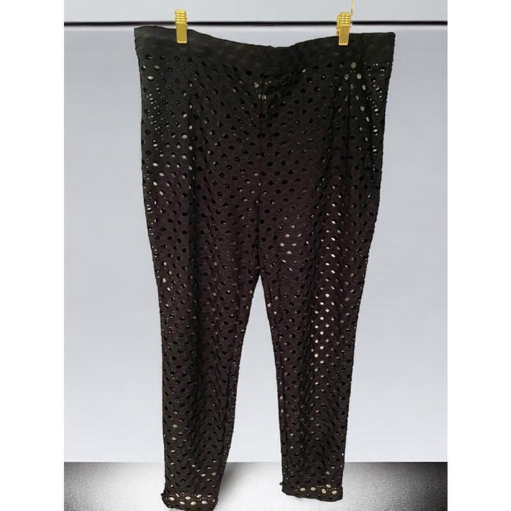 2XL Women's Romwe Black swimsuit coverup lounge beach pants 2XL Pants NWT